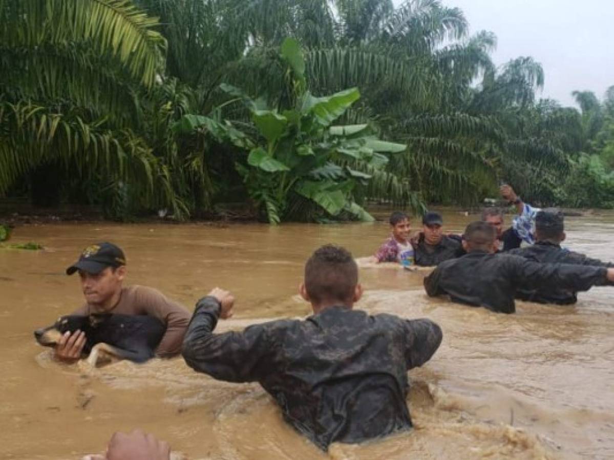 Tormenta tropical Eta está dejando fuertes daños en todo el territorio hondureño