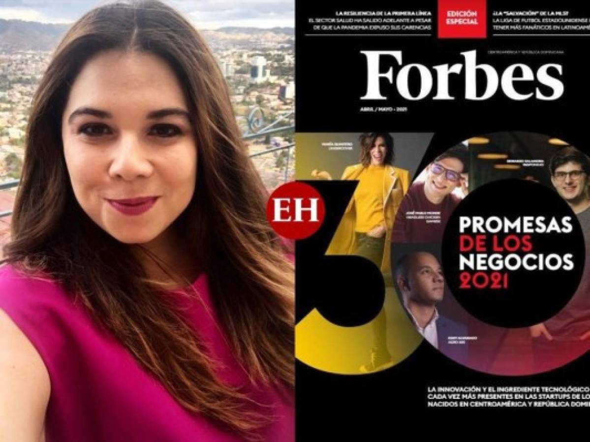 Forbes reconoce a emprendedora hondureña como 'promesa de negocios 2021'