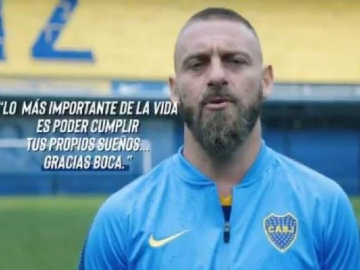 VIDEO: La espectacular bienvenida del Boca Juniors a Daniele De Rossi