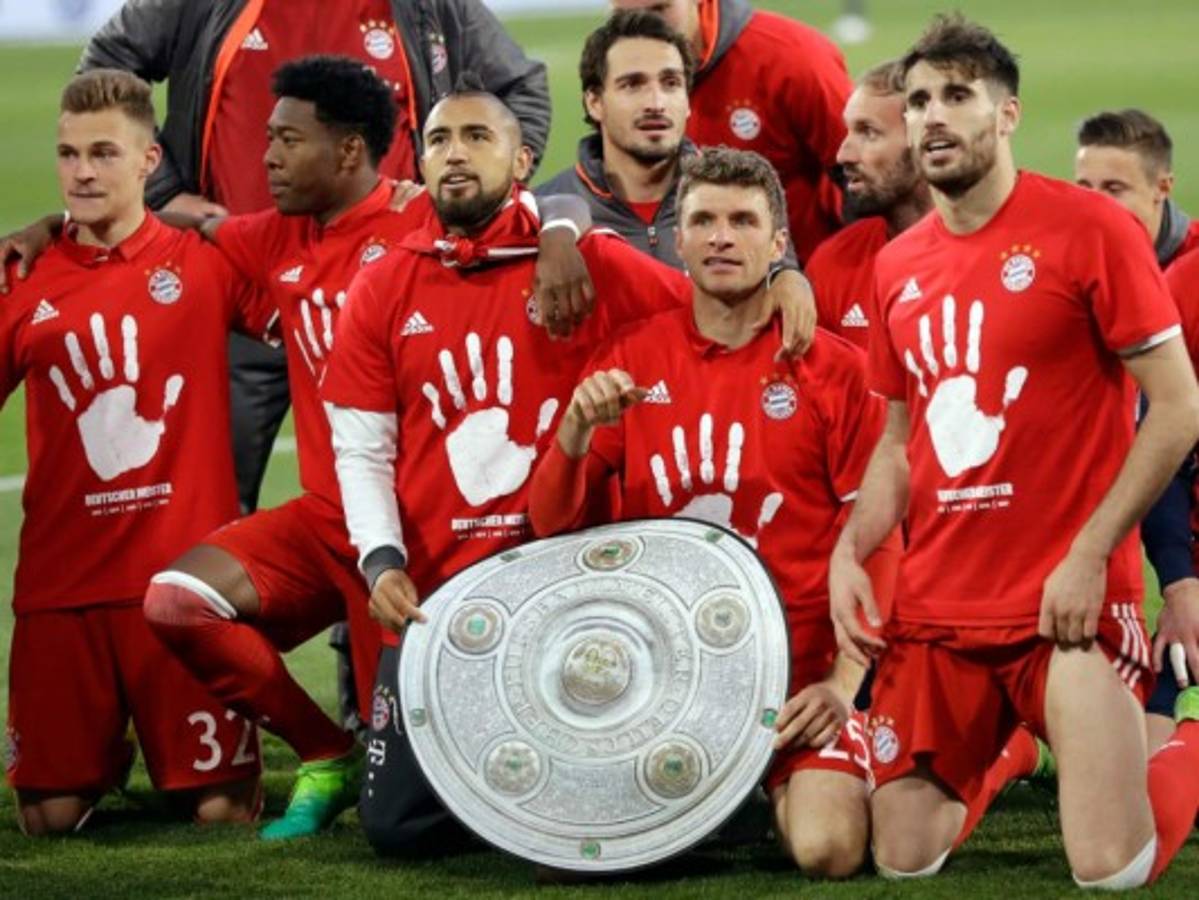 Bayern Múnich festeja el título de Bundesliga