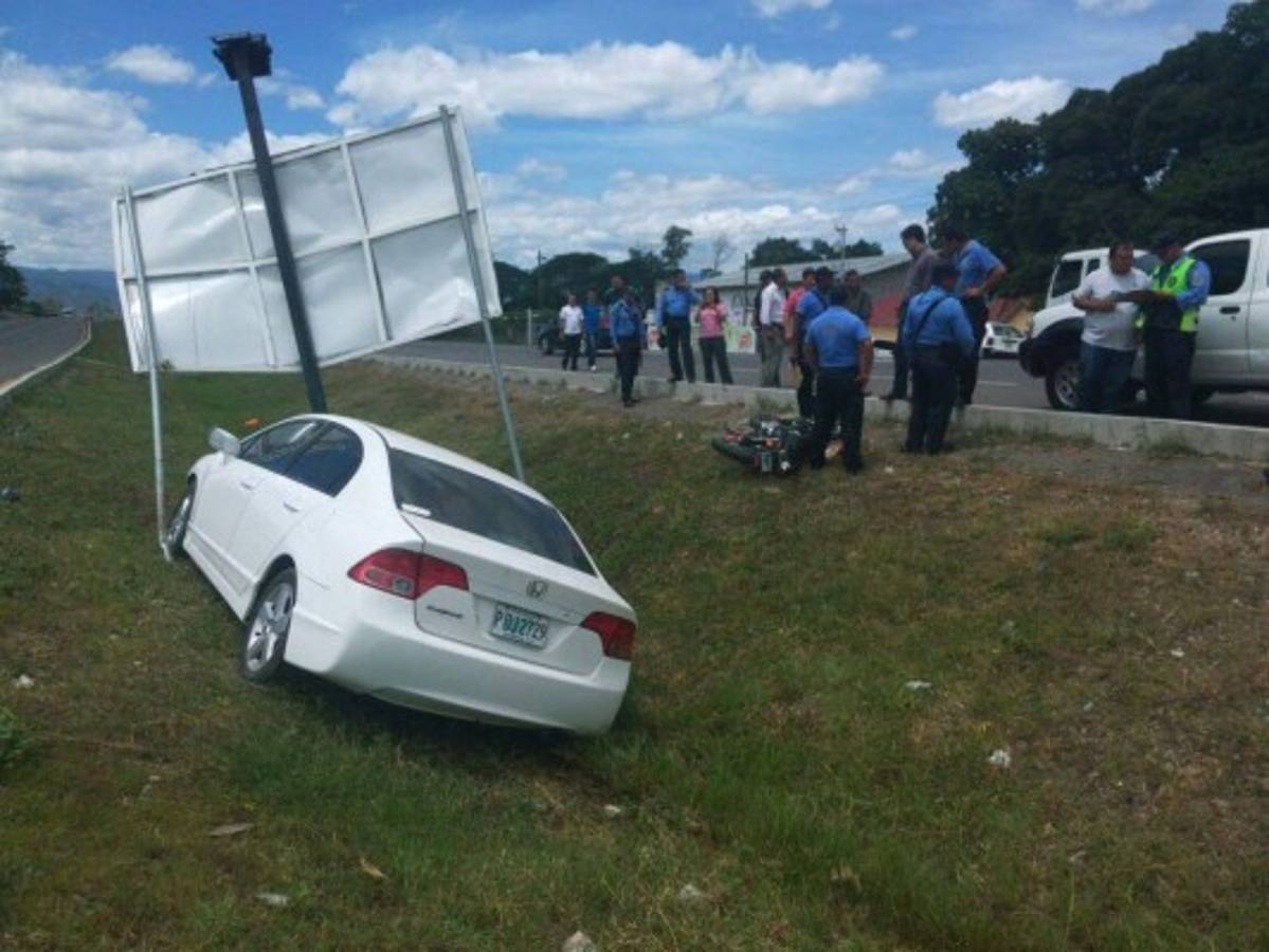 Una persona muerta y dos heridas dejó fatal accidente en la carretera CA-5