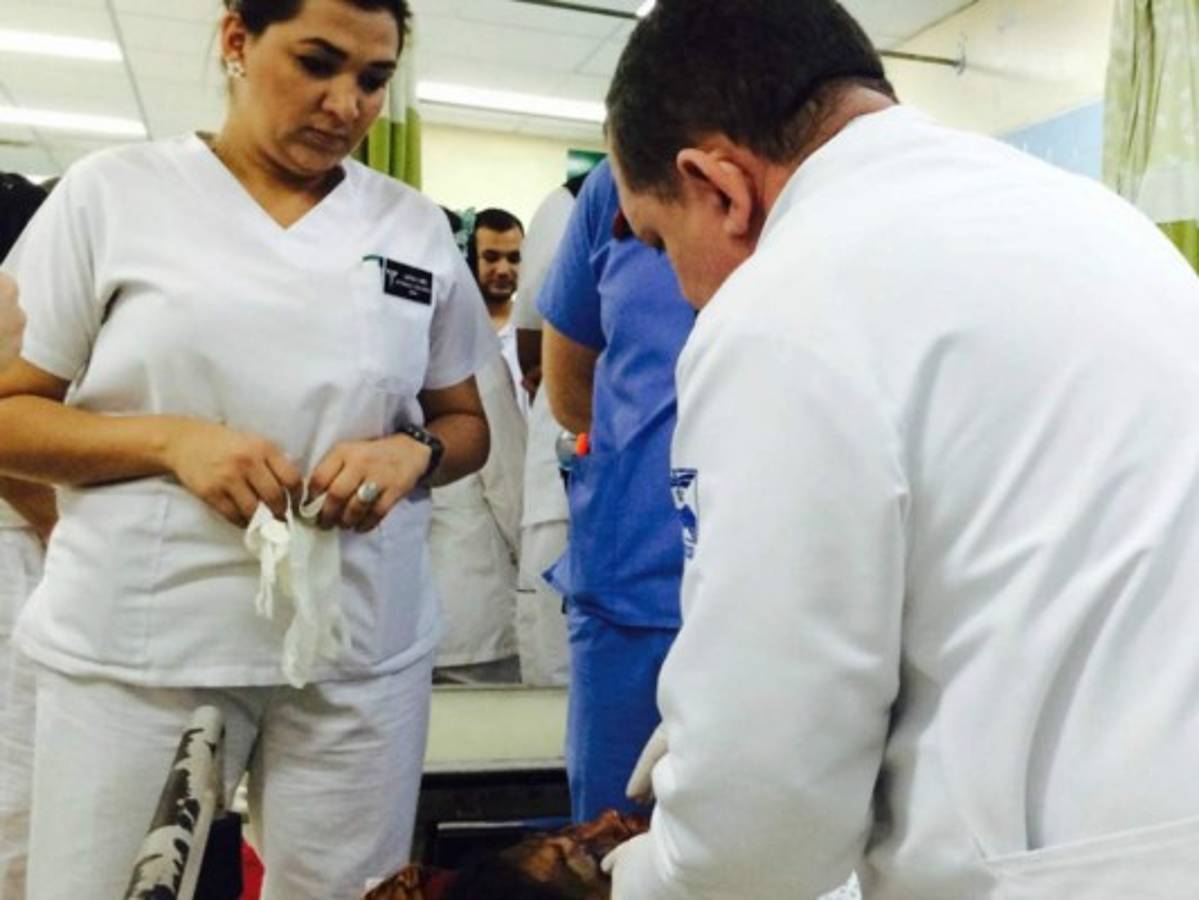 Al HEU han llegado personas que han resultado con lesiones a causa del temporal lluvioso que afecta al territorio hondureño.