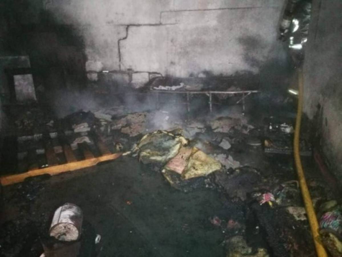 Honduras: Voraz incendio se desata en Casa Hogar de Comayagüela