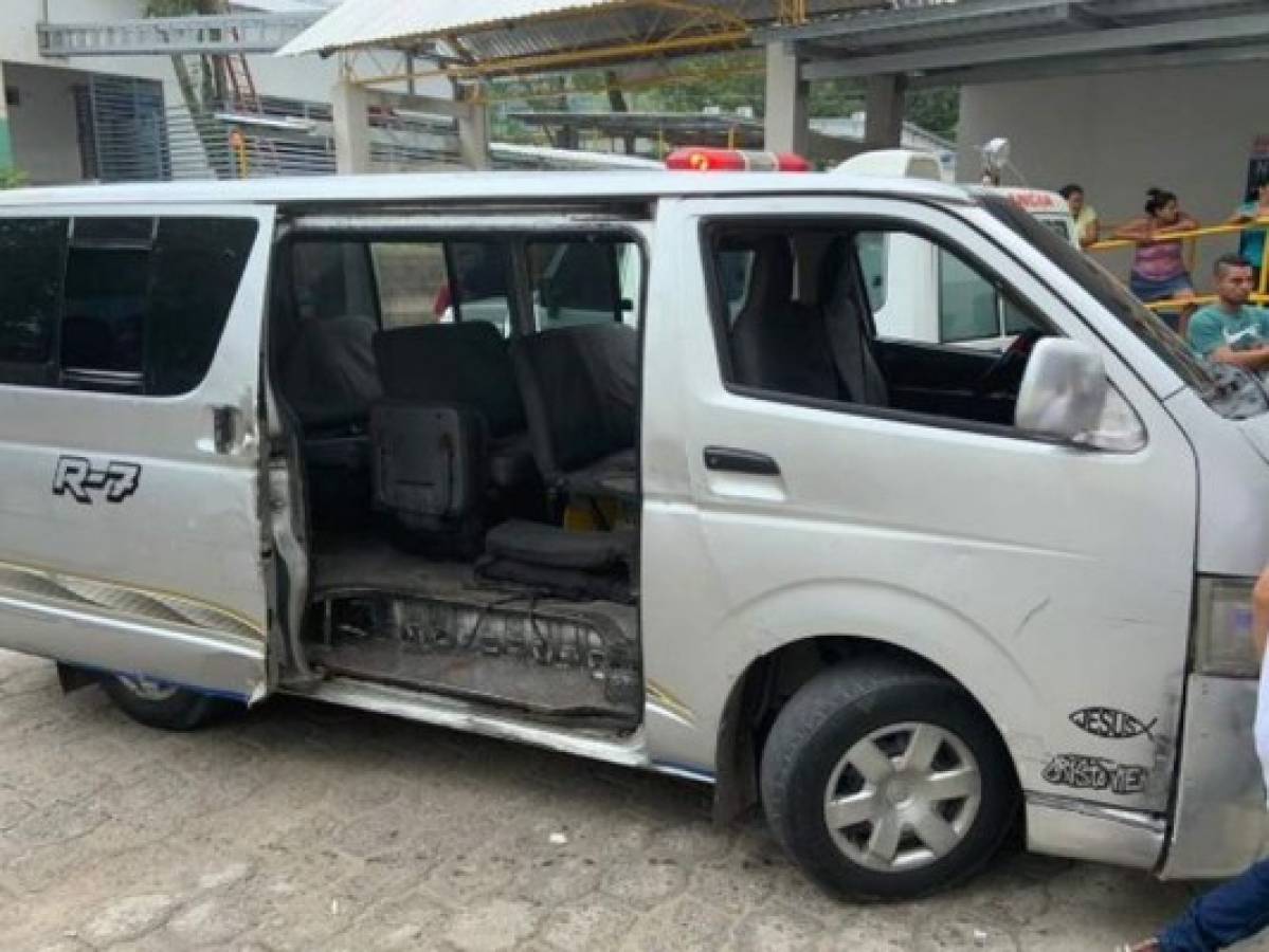 Muere joven que fue tiroteada en bus rapidito de San Pedro Sula