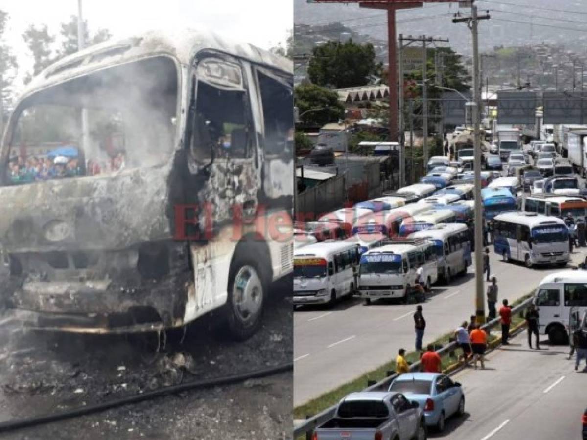 Detienen a presuntos estudiantes universitarios tras quema de rapiditos frente a UNAH