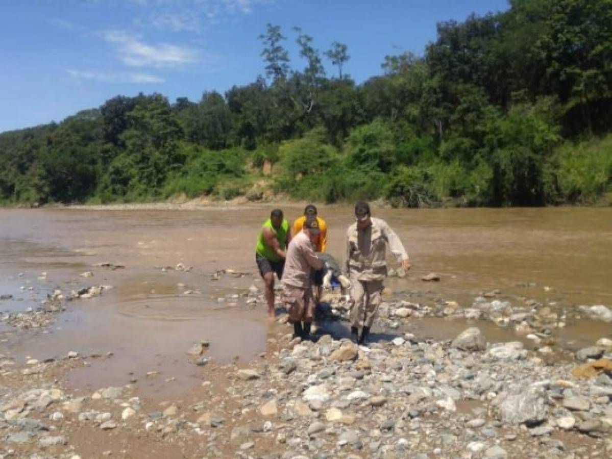 Rescatan cadáver de hondureño que fue arrastrado por el río Guayape
