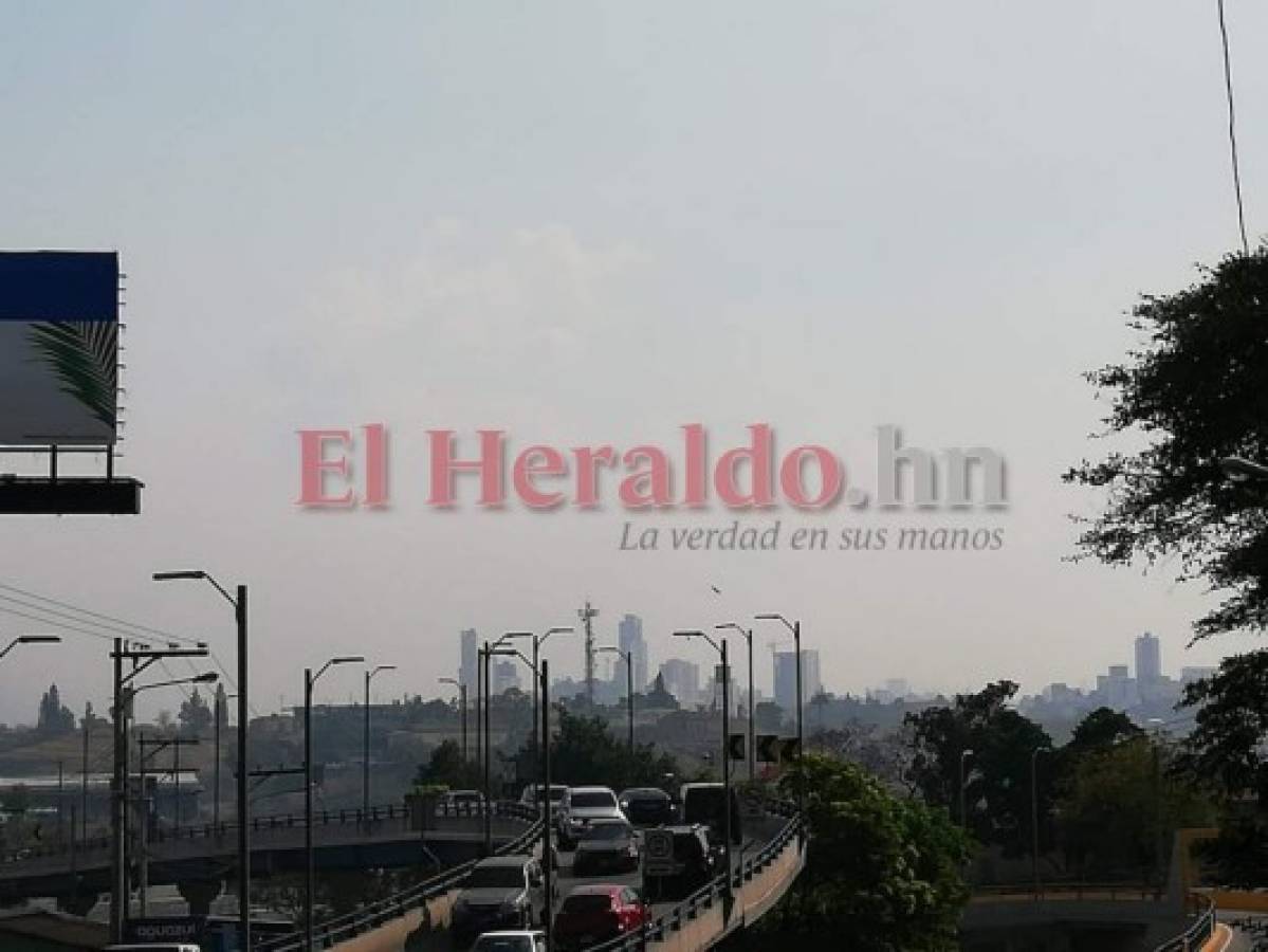 Densa capa de humo afecta a la capital tras constantes incendios