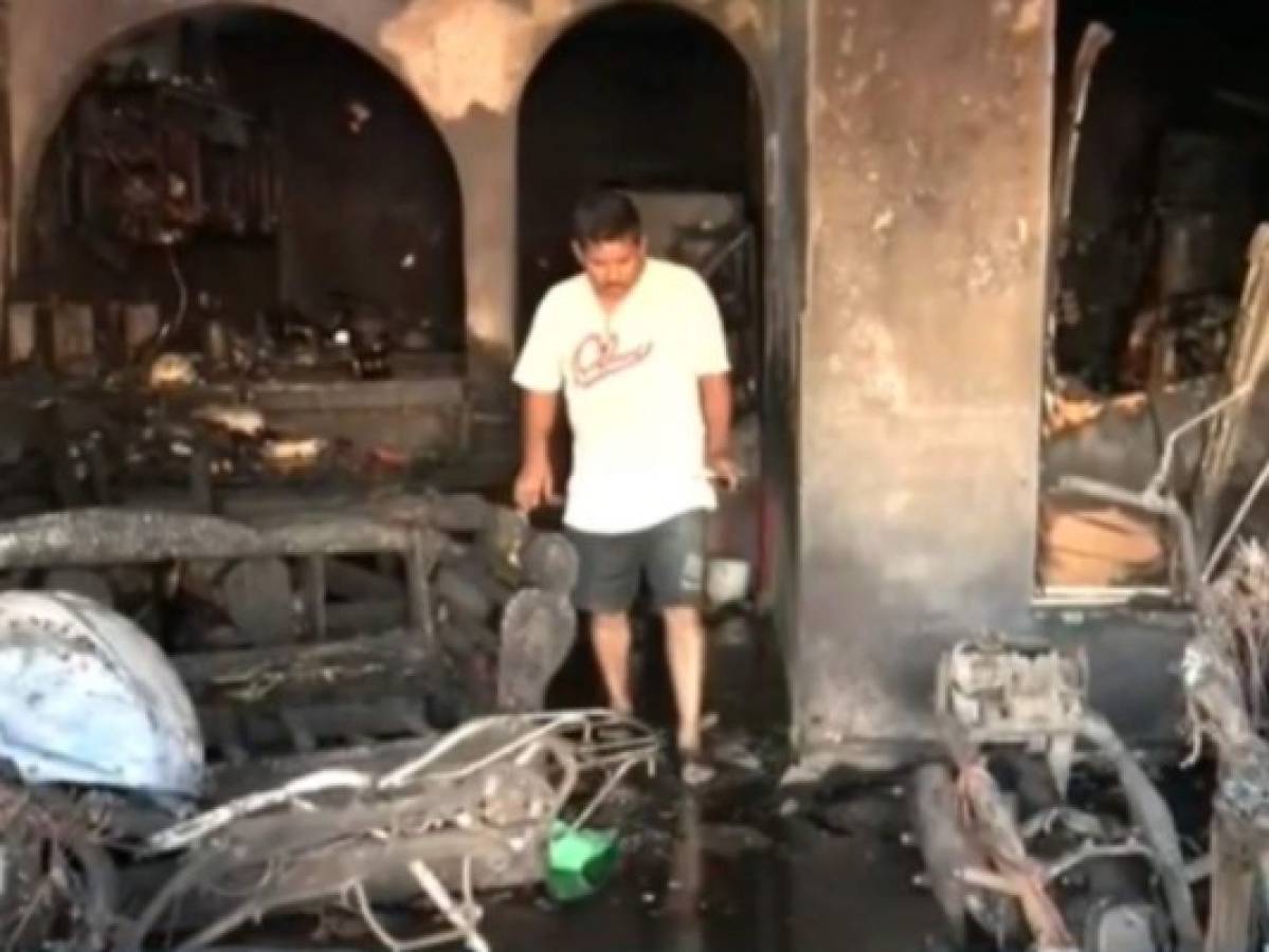 Una familia sin casa y dos perros muertos deja incendio en la colonia San Miguel