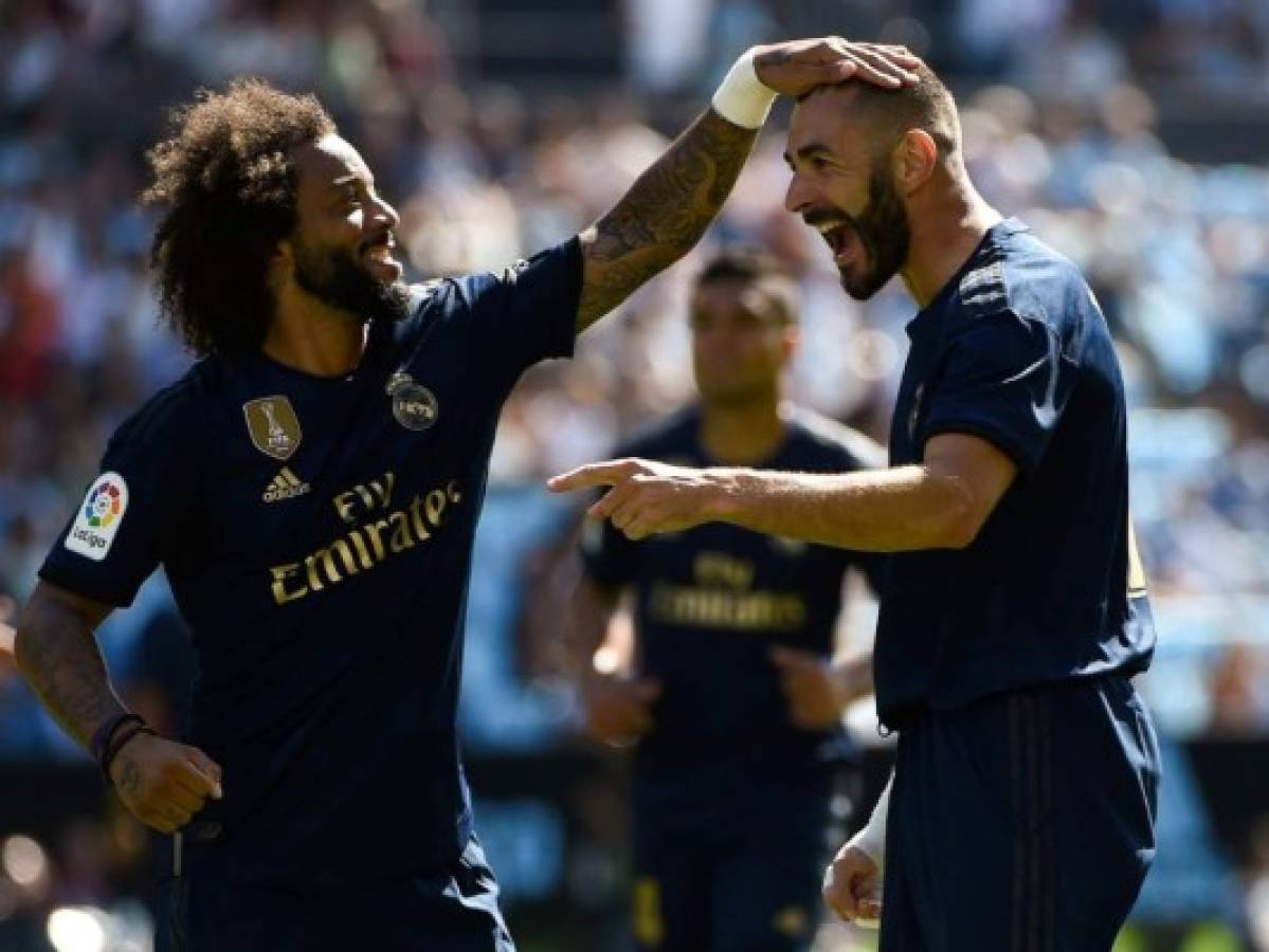Real Madrid gana 3-1 en Vigo en su arranque liguero  