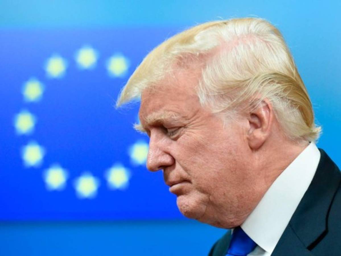 Donald Trump se reúne con líderes de instituciones de la UE en Bruselas