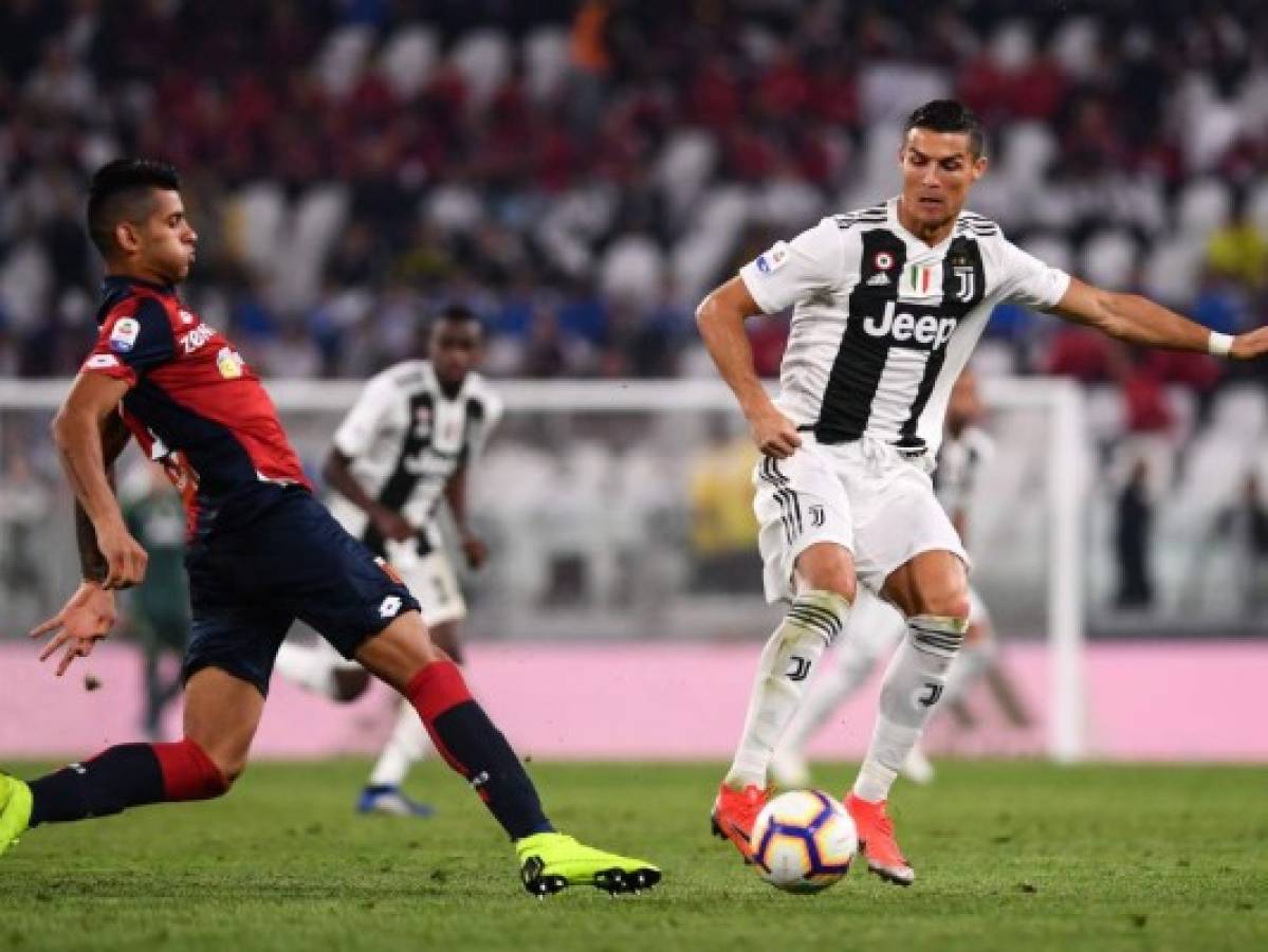Juventus pierde sus primeros puntos pese a gol de Cristiano Ronaldo 