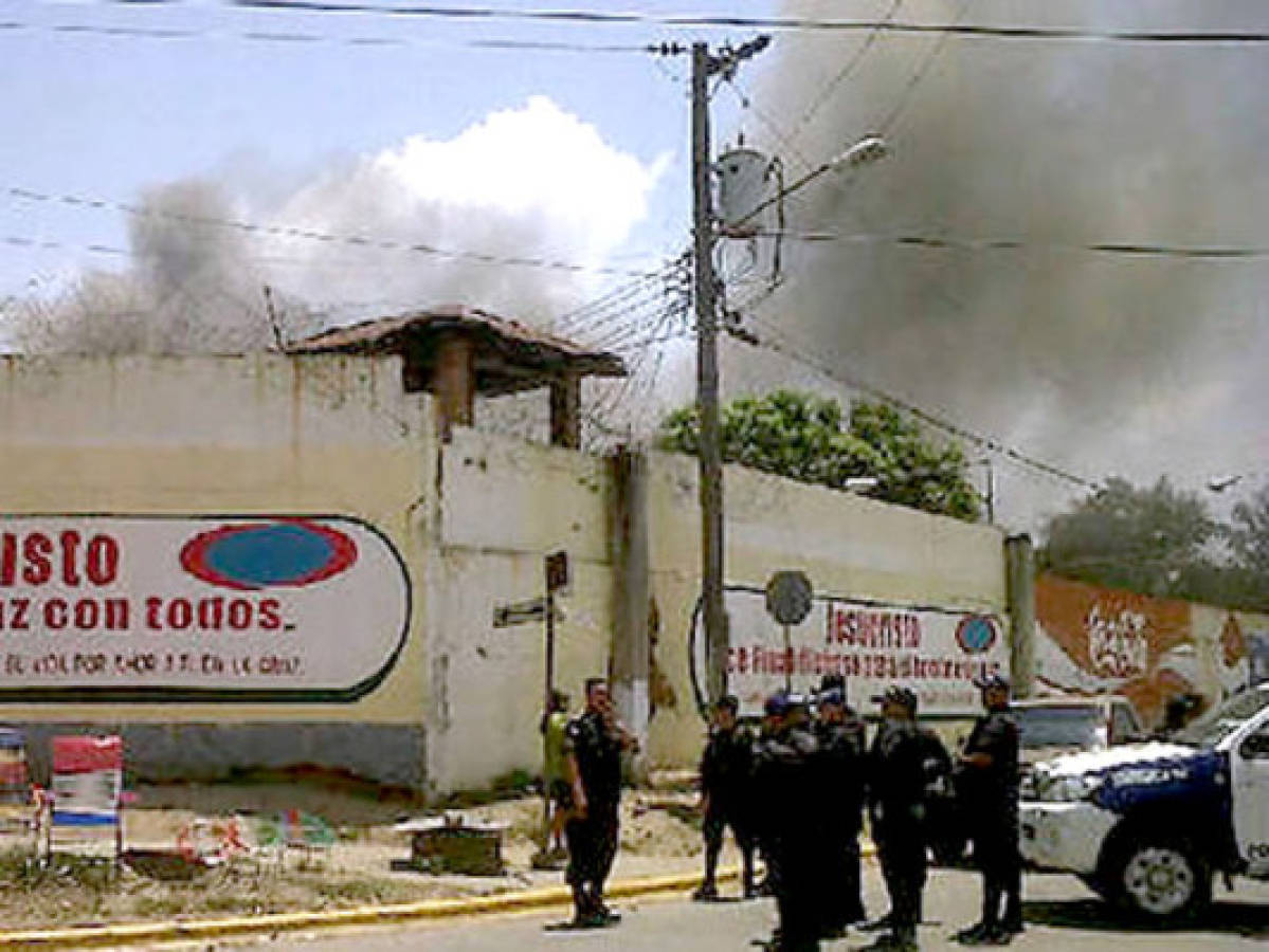 Terror en el centro penal de San Pedro Sula: 13 reos muertos