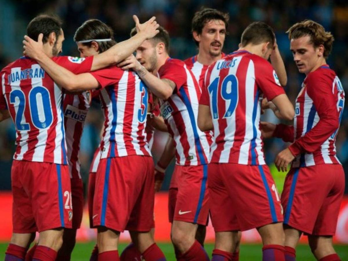 Atlético de Madrid gana 2-0 al Málaga y sube el podio de la Liga, sigue la lucha por la Europa League