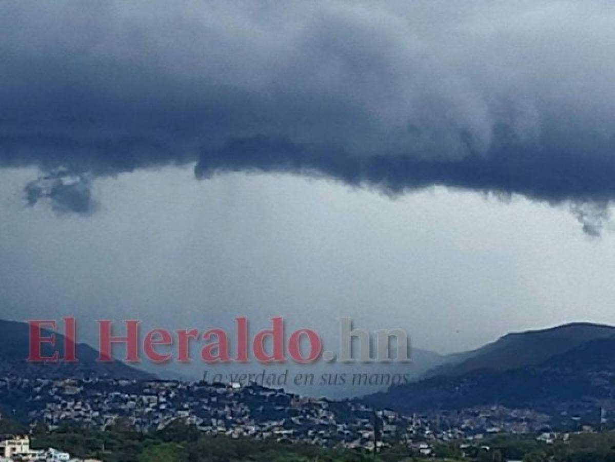 Lluvias y chubascos prevén para varias zonas de Honduras este lunes