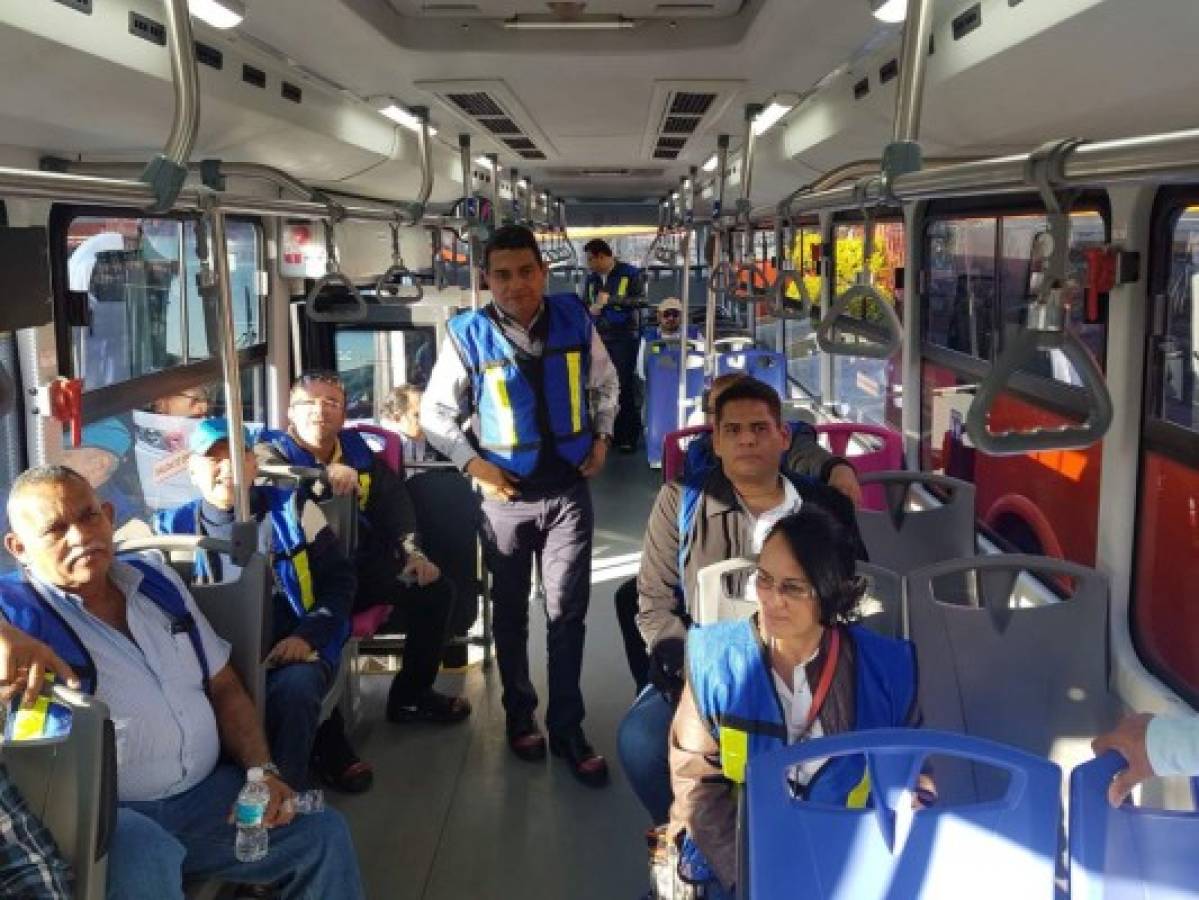 Traerán flota de buses de México para reemplazar unidades viejas de la capital de Honduras