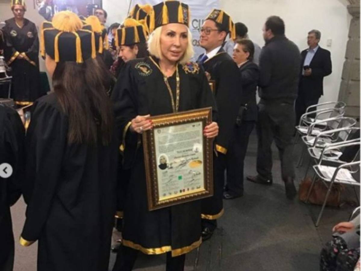 Critican a Laura Bozzo por su Honoris Causa y ella los tilda de 'ignorantes'