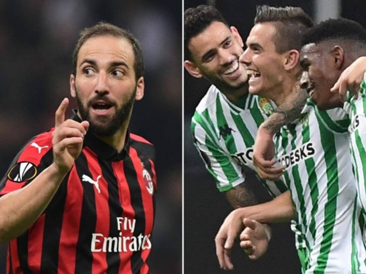 Betis gana 2-1 al Milan en San Siro con goles de Sanabria y Lo Celso