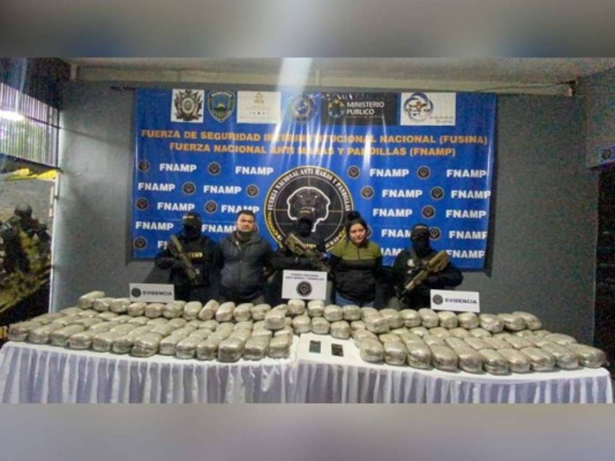 Caen presuntos miembros de la Pandilla 18 que movían droga de San Pedro Sula a Tegucigalpa