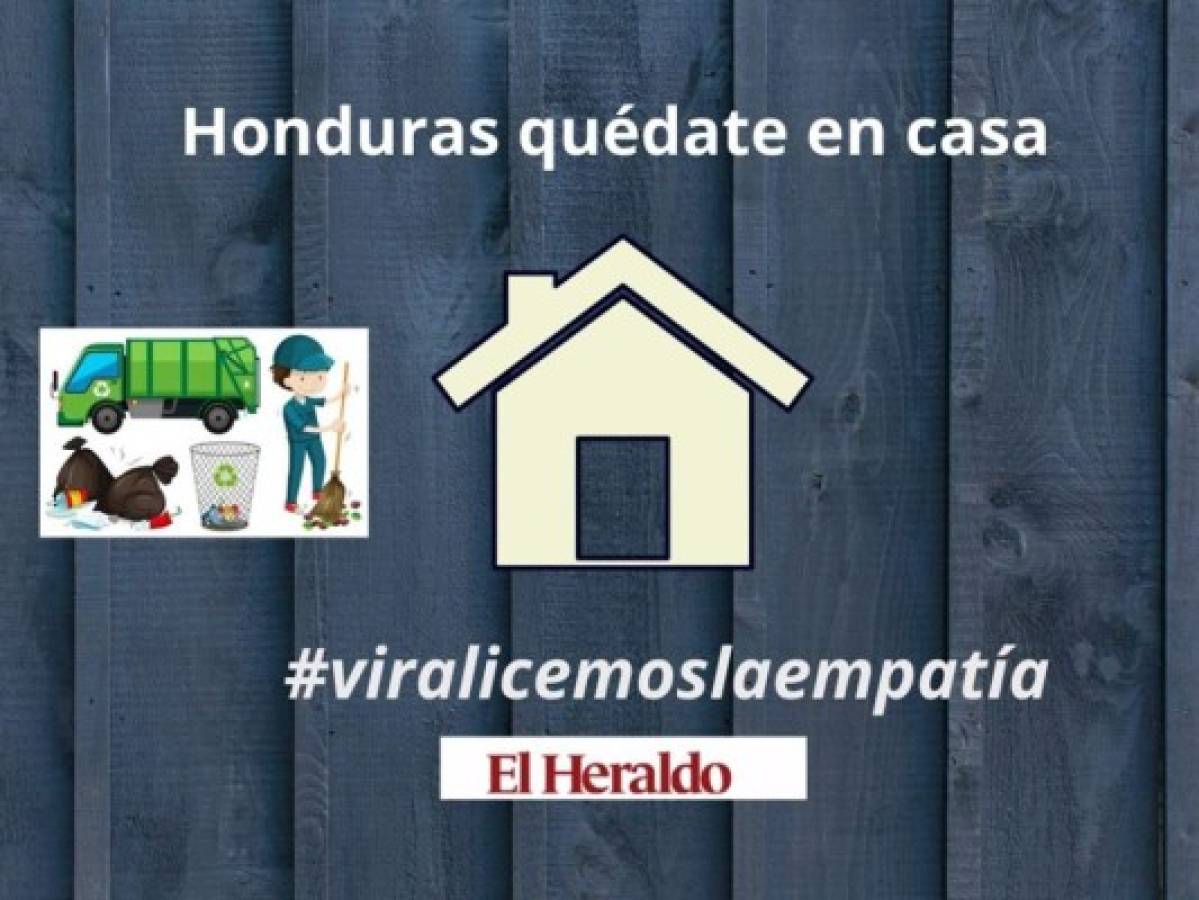Hondureños se unen a campaña de EL HERALDO y desde casa agradecen a empleados de limpieza