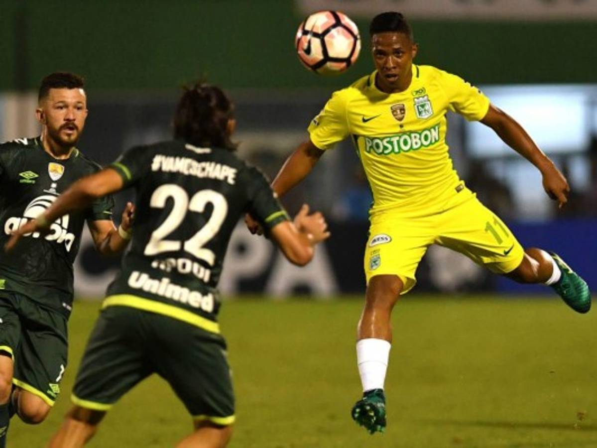 Chapecoense venció a Atlético Nacional por la ida de la Recopa Sudamericana