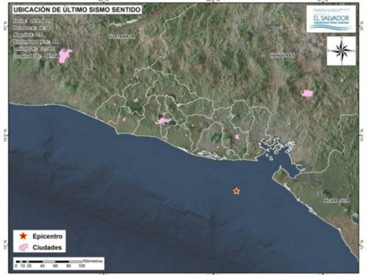 El Salvador alarmado por enjambre sísmico