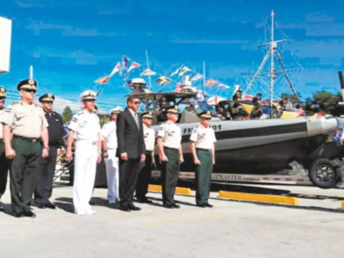 Fuerza Naval ya opera lanchas interceptoras traídas de Colombia