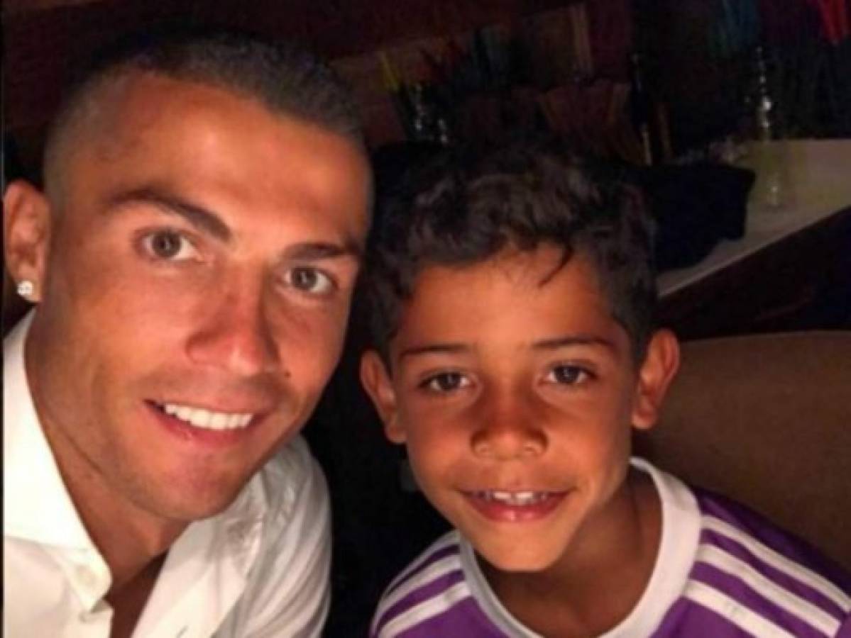 Video: El golazo del hijo de Cristiano Ronaldo en el Santiago Bernabéu