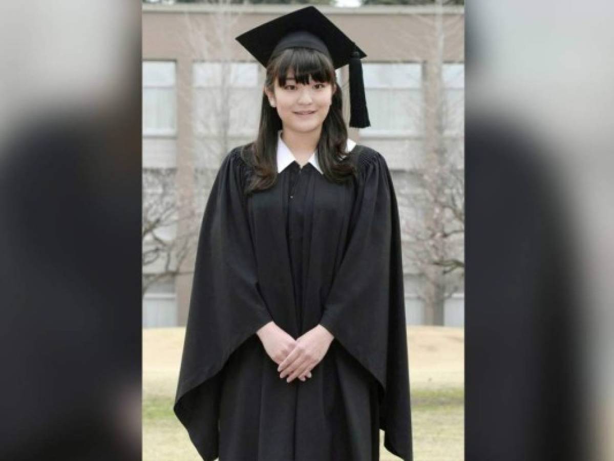 La joven Mako, se graduó en la Universidad Cristiana Internacional. Foto: Imperial Household Agency.