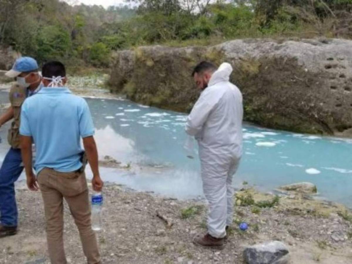 El río Chamelecón está libre de ácido sulfónico revelan inspecciones