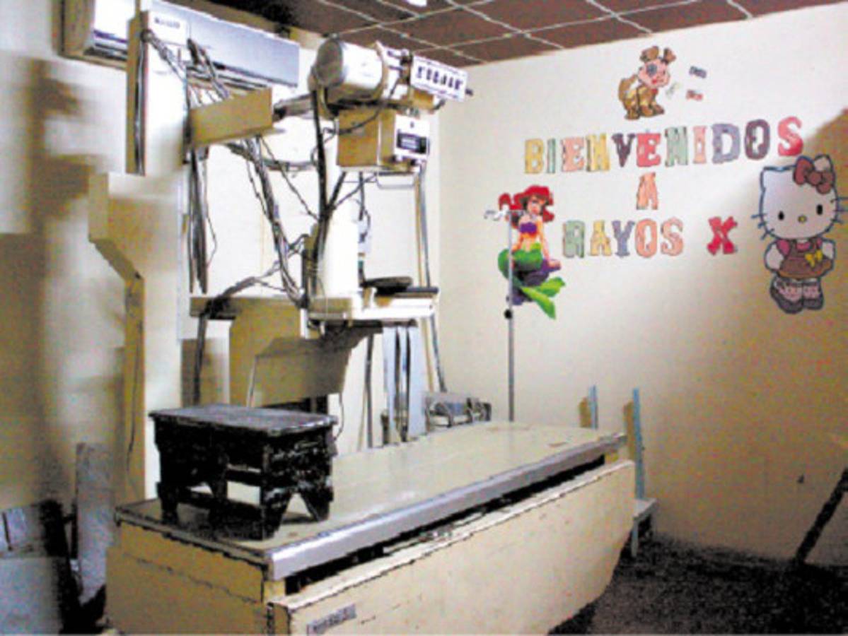 Hospital del Sur, sin placas para rayos X