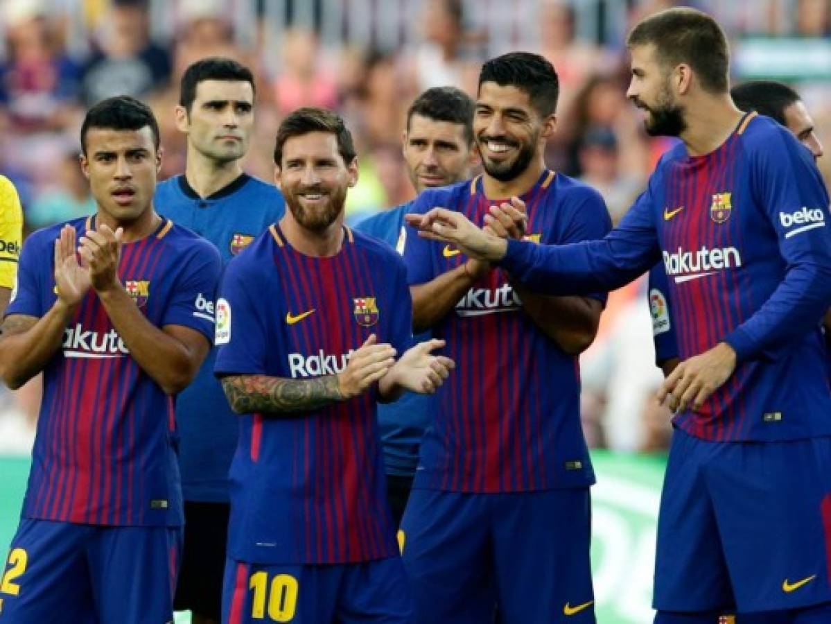 Barcelona usará camisas especiales ante Betis el domingo en honor a víctimas de atentado
