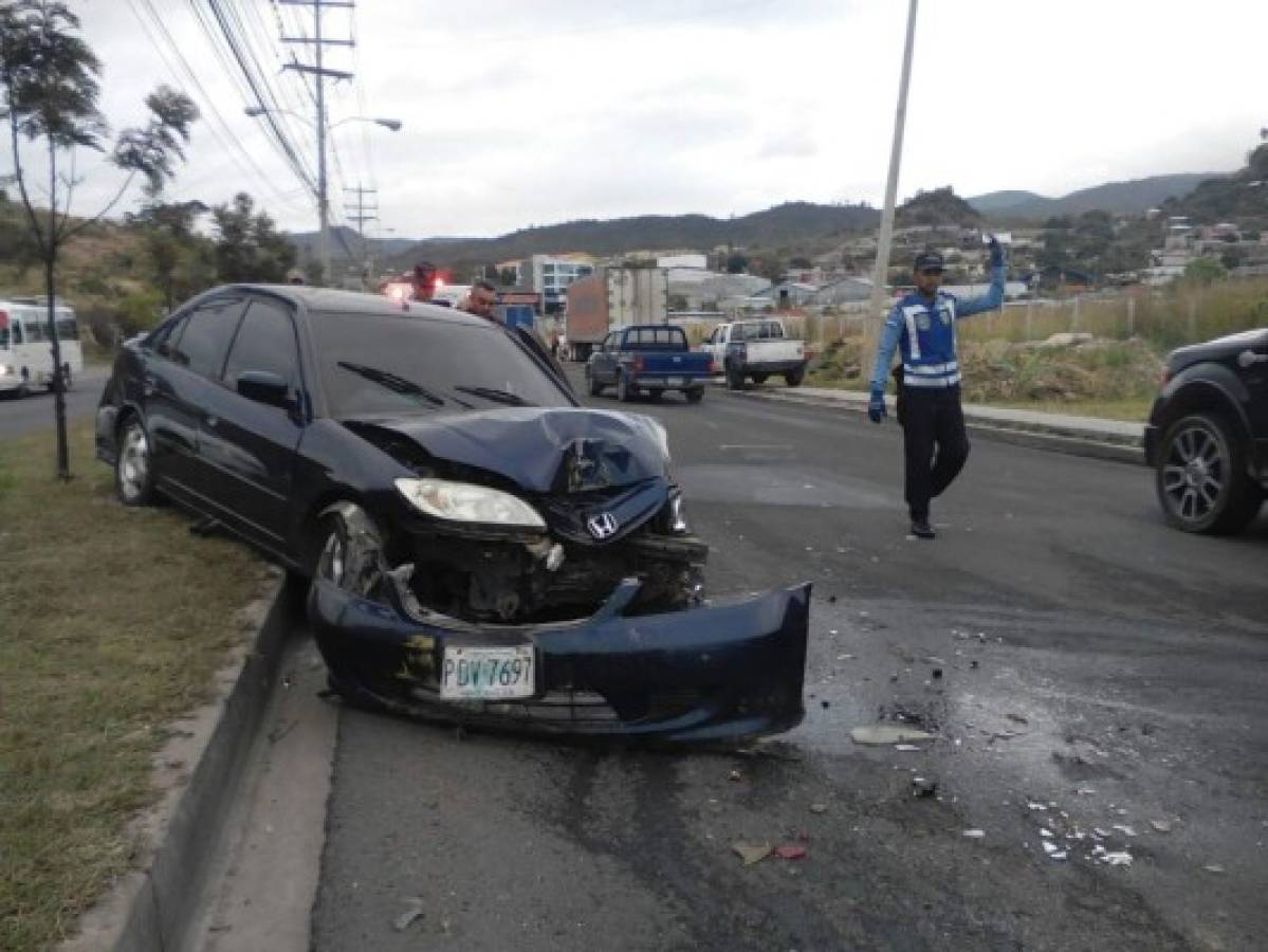 Suben las muertes y accidentes viales en la capital de Honduras durante 2017
