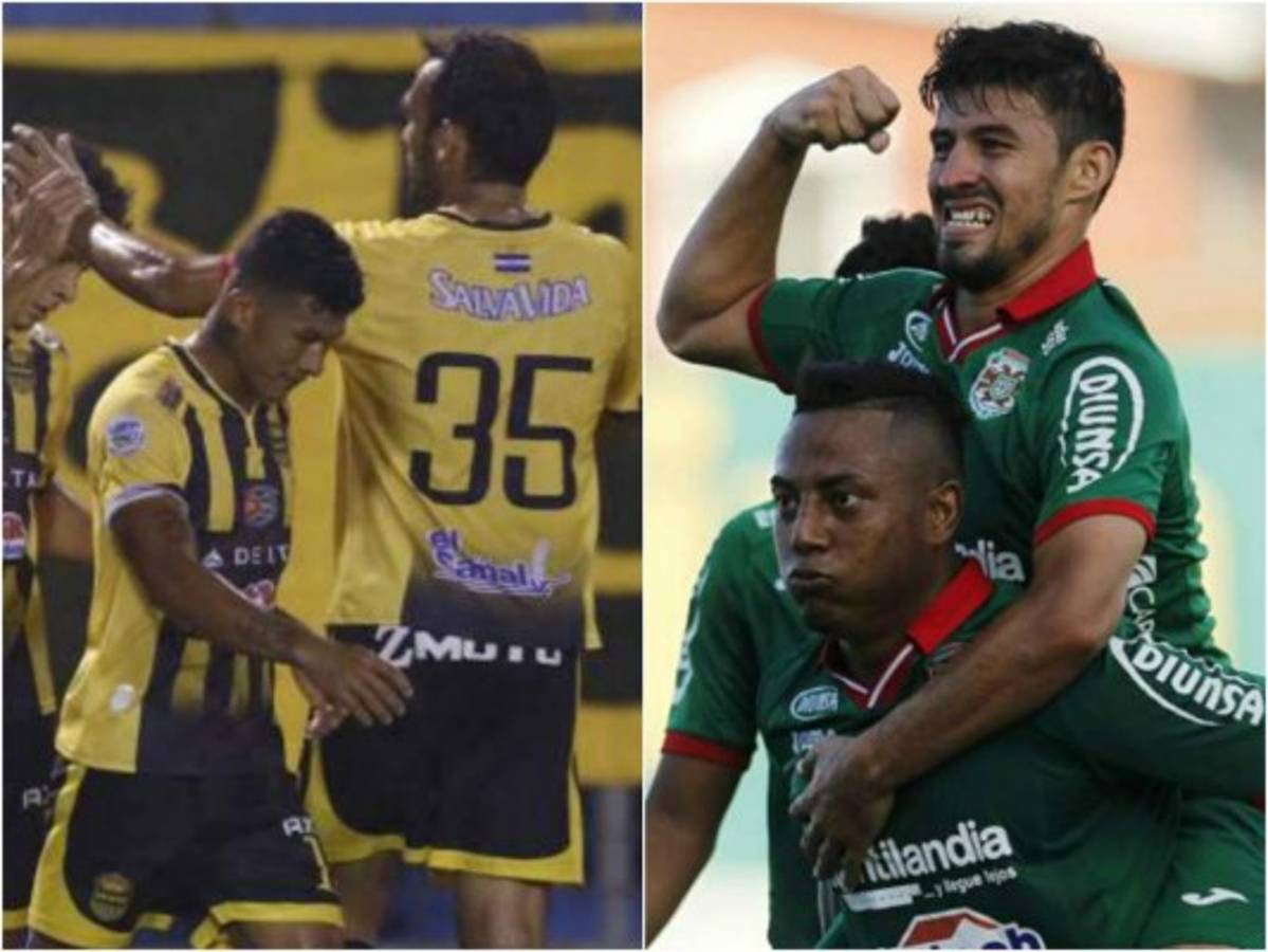 Real España sigue de líder al empatar 1-1 ante Marathón en el clásico sampedrano