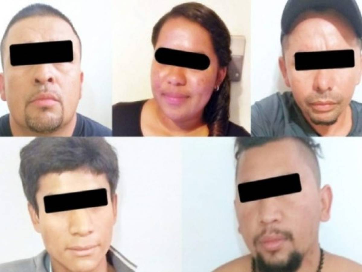 Capturan a cinco hondureños acusados de secuestrar a 24 migrantes en México