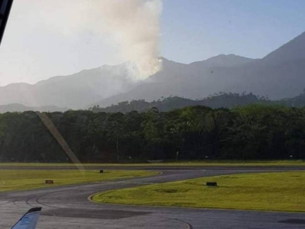 Todavía trabajan en plan para establecer causa de humo en Pico Bonito  