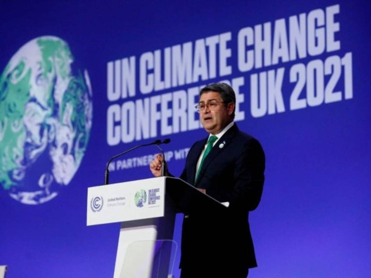 Presidente Hernández denuncia los efectos del cambio climático en Honduras en la COP26