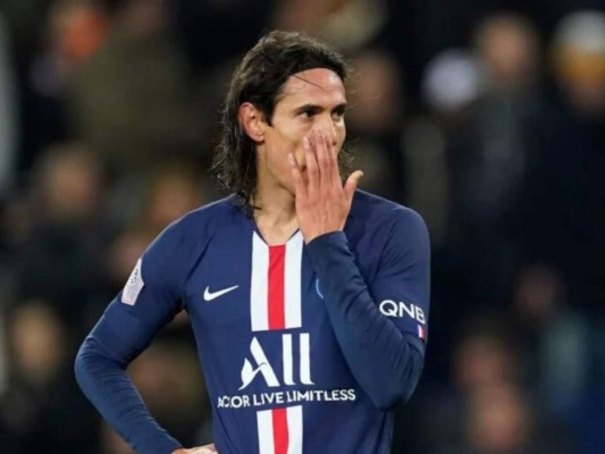 Cavani, que puede salir en enero, otra vez fuera de la lista del PSG