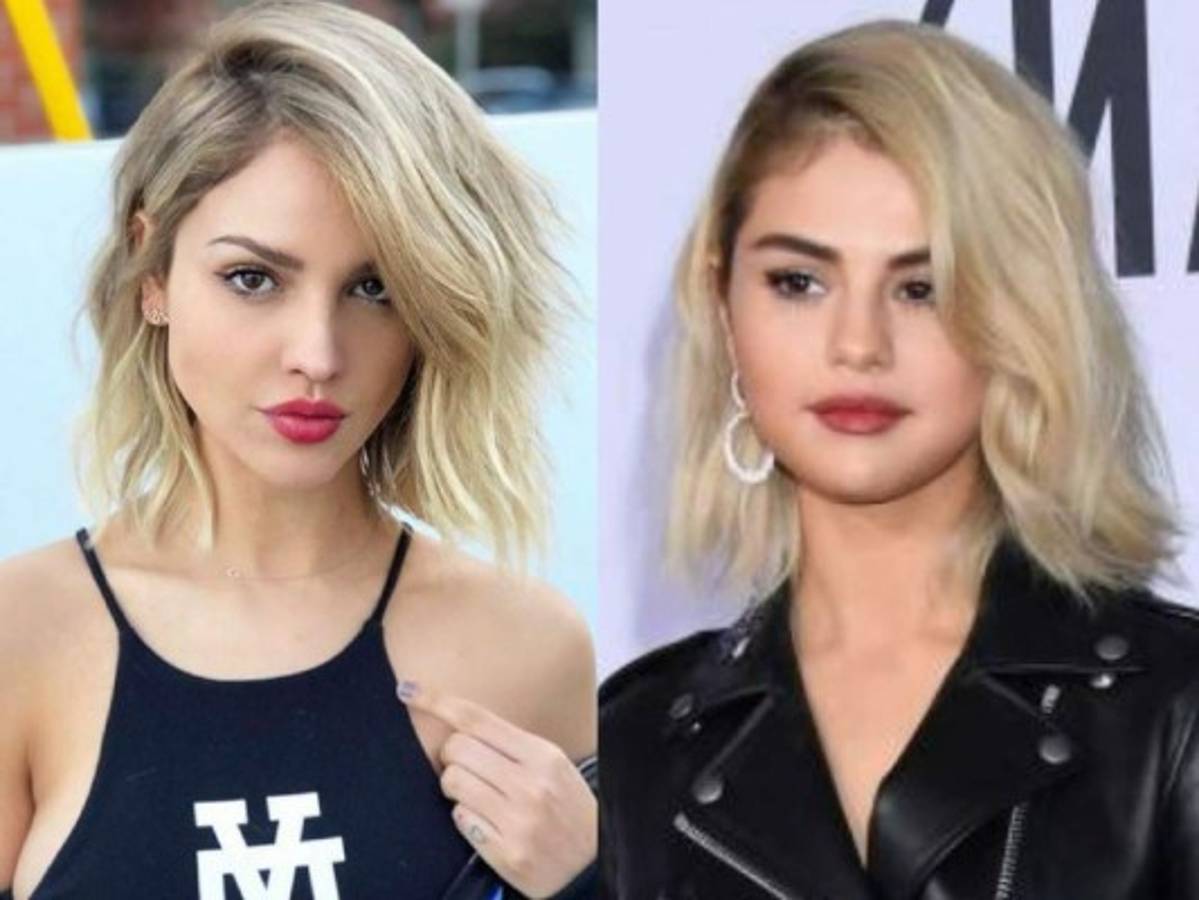 ¿Acaso Eiza González le copió el look a Selena Gómez?