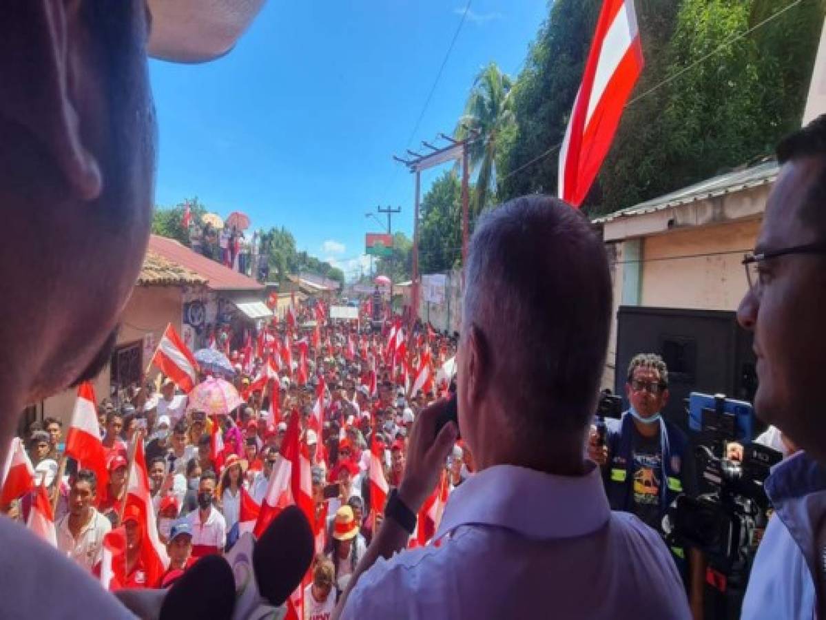 Xiomara Castro, Nasry Asfura y Yani Rosenthal recorrieron Honduras con sus promesas de campaña (Fotos)