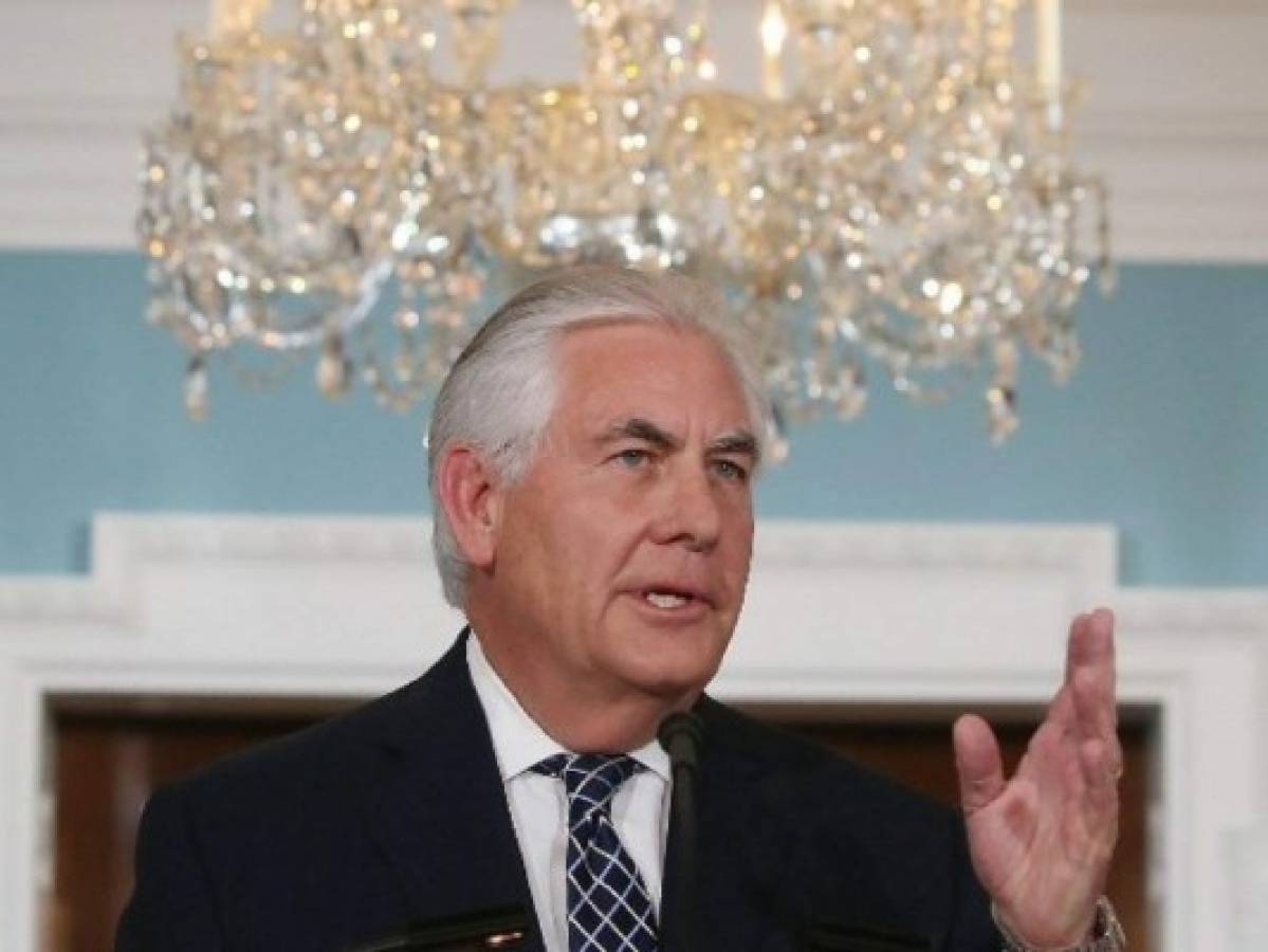 Tillerson: Estados Unidos está 'un poco sorprendido' por la oferta de Kim Jong Un