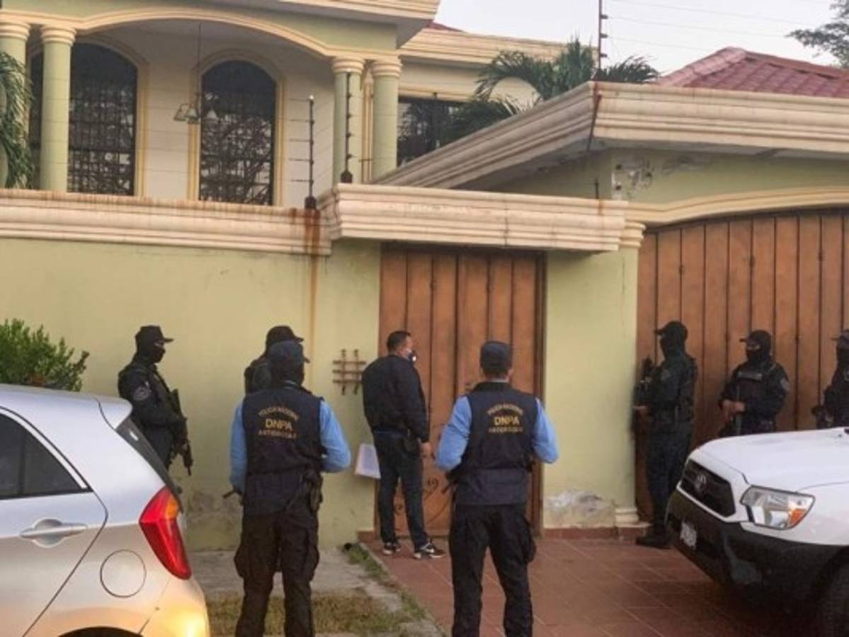Este inmueble fue incautado en San Pedro Sula, departamento de Cortés.
