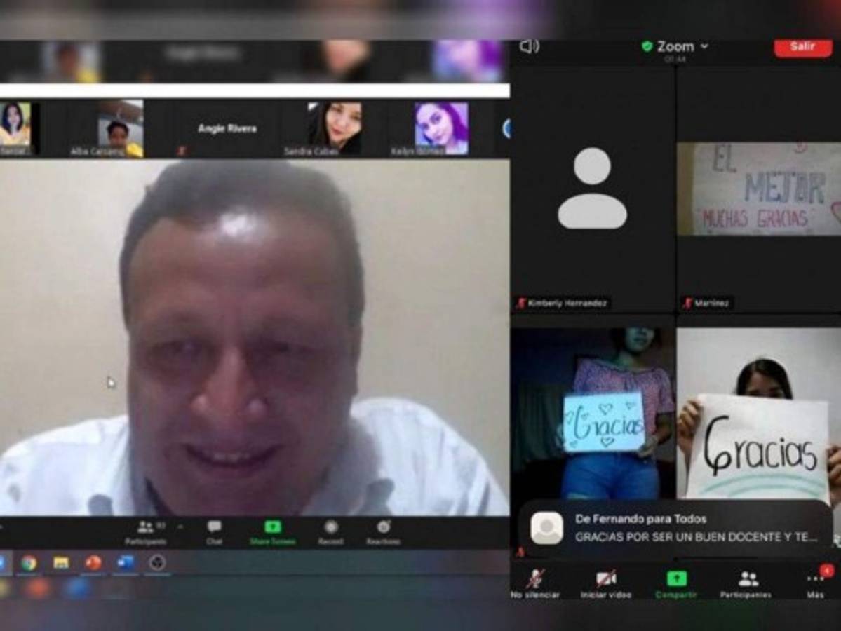 'Valoren los cupos': El docente que pasó de no tener ningún alumno conectado en la UNAH a convocar estudiantes de otros países