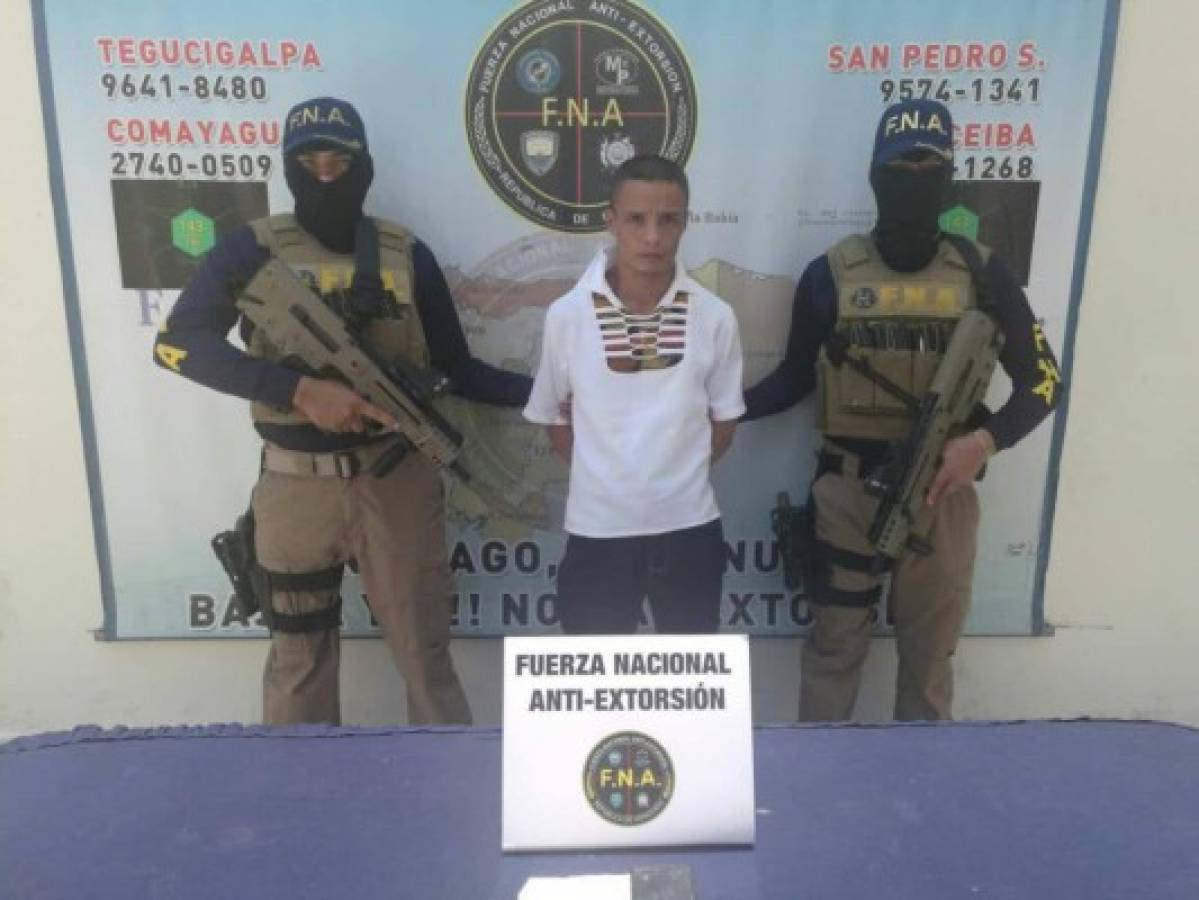 Capturan a cuatro pandilleros y un supuesto sicario en la capital de Honduras