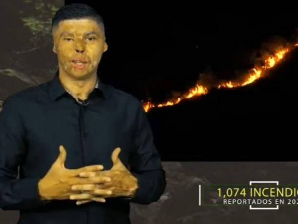 El bombero Ever Velásquez lanza campaña para evitar los incendios forestales