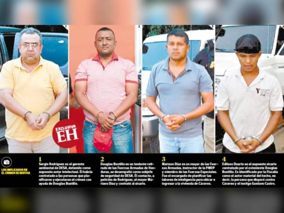 Con escuchas telefónicas identificaron a implicados en crimen de Berta Cáceres