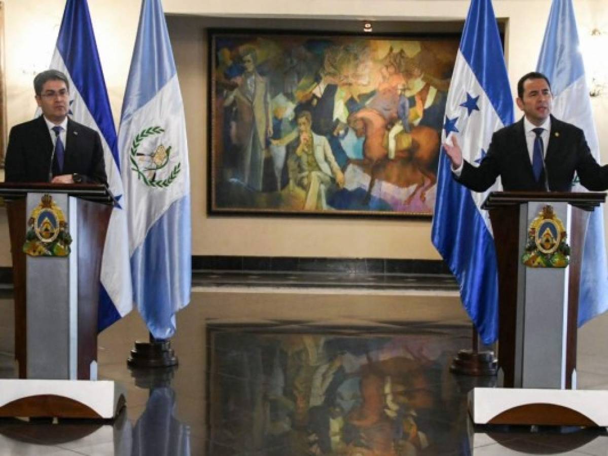 Honduras y Guatemala acuerdan atacar las causas de la migración tras caravana