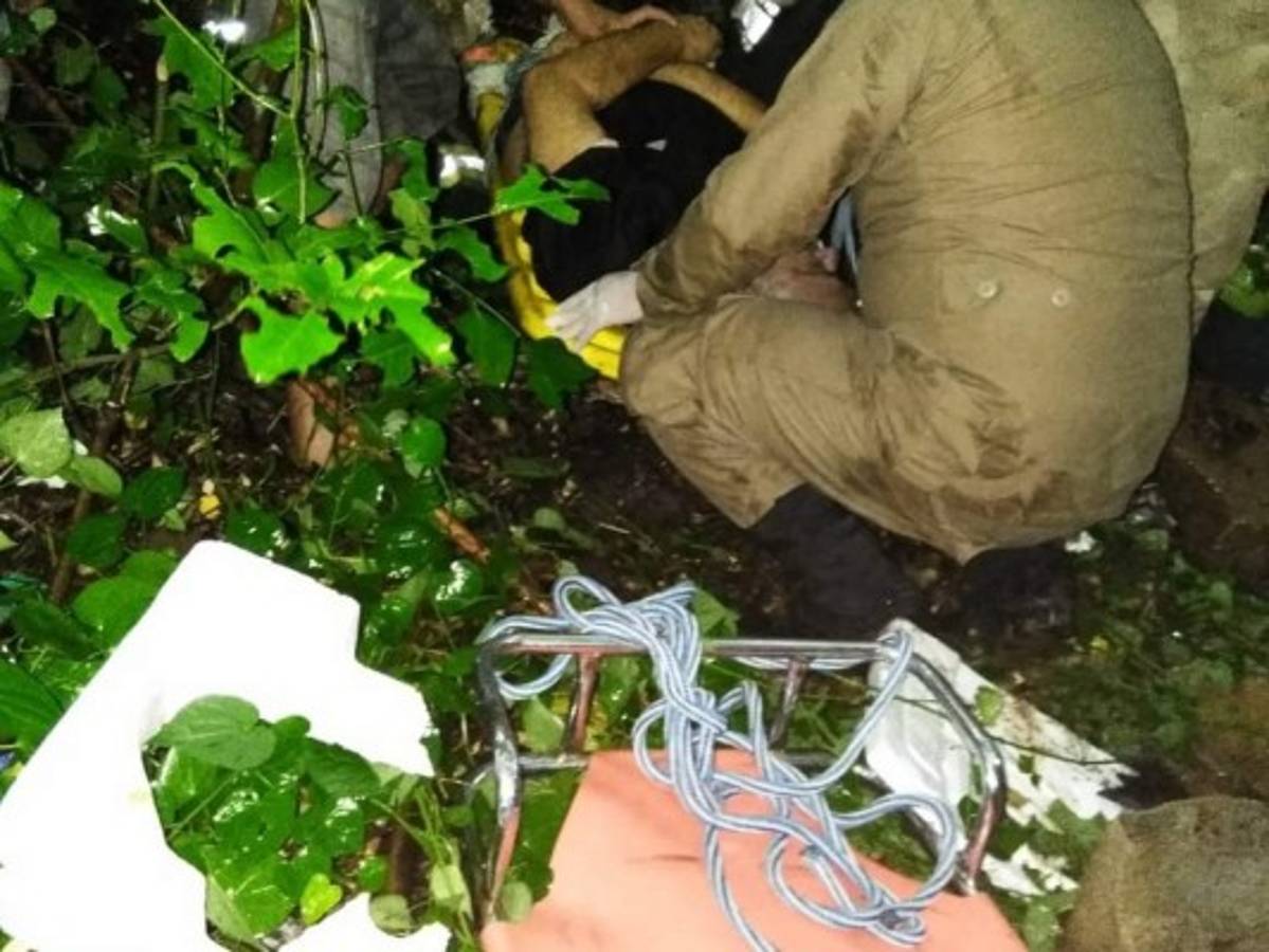 Extranjero muere en aparatoso accidente en carretera al sur de Honduras