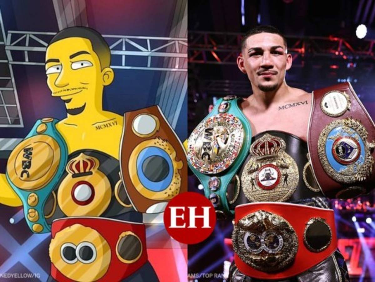 Los Simpson: Teófimo López también es el campeón de Springfield