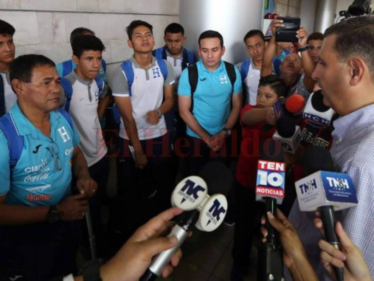 Selección Sub-17 de Honduras regresó al país tras participar en Mundial en India