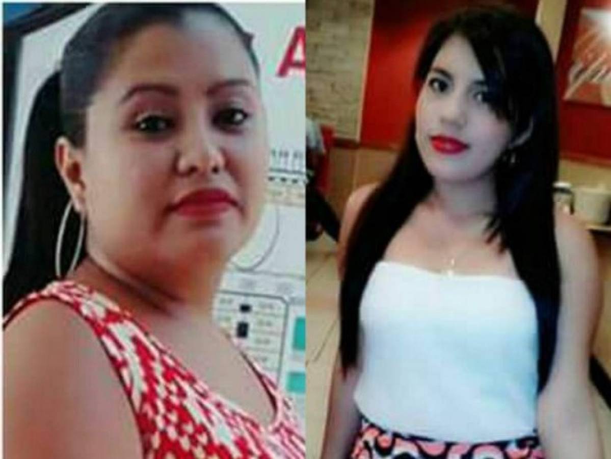 Las víctimas fueron identificadas como Dunia Xiomara Murillo Reyes (34, a la izquierda) e Irma Quintero (21, derecha).